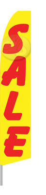 Sale Feather Flag Kit-Yellow-Red