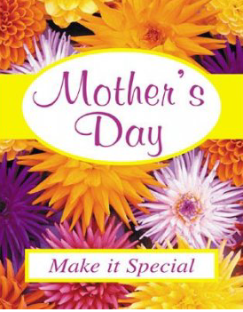 Mother's Day Standard Poster-Floor Stand Sign-22" W x 28" H