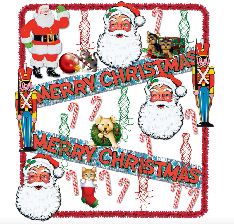 Christmas Trim Display Decoration Kit- 31 pieces - screengemsinc