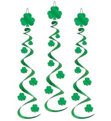 Shamrock Ceiling Danglers- 18 pieces