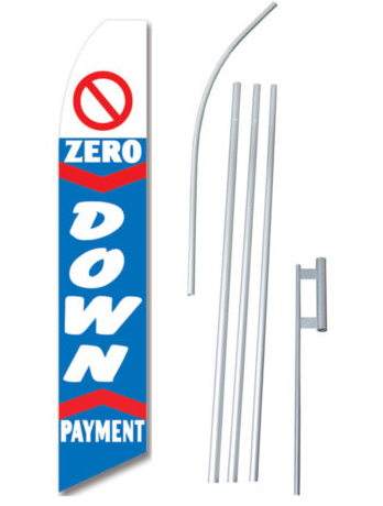 Zero Down Feather Flag Kit