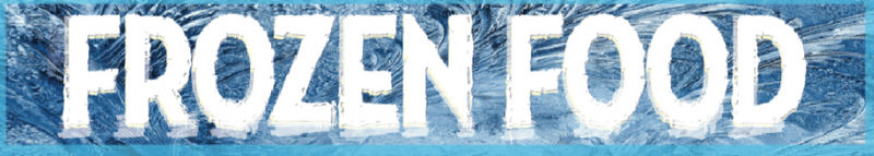 Economical Frozen Foods Custom Printed Wall graphic signs store decor