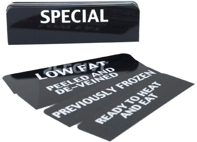 Seafood, Meat, Deli Sign Toppers Set-120 pieces