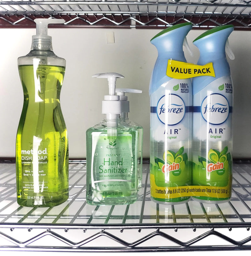 Shelf Liners for Wire Racks/Shelves/Fixtures-60" x 24"-8 pieces