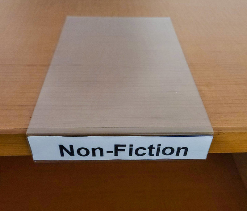 Slide-on Moveable Shelf Sign or Label Holder-10 pieces