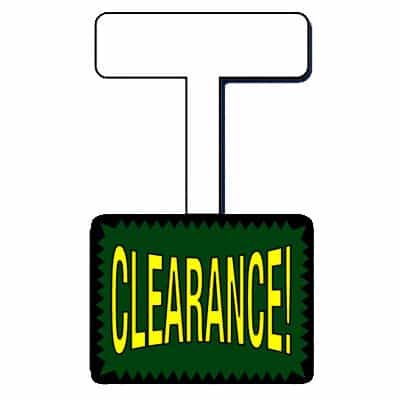 Clearance Shelf Talkers Wobblers-25 pieces