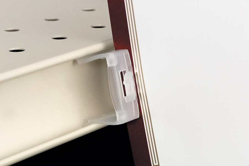Shelf Talker & Aisle Violator Sign Holder Gondola Shelving Plastic Clips