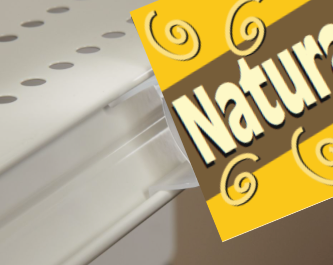 Shelf Talker & Aisle Violator Sign Holder Plastic Shelf Clips