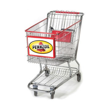 Shopping Cart Sign Red Frame