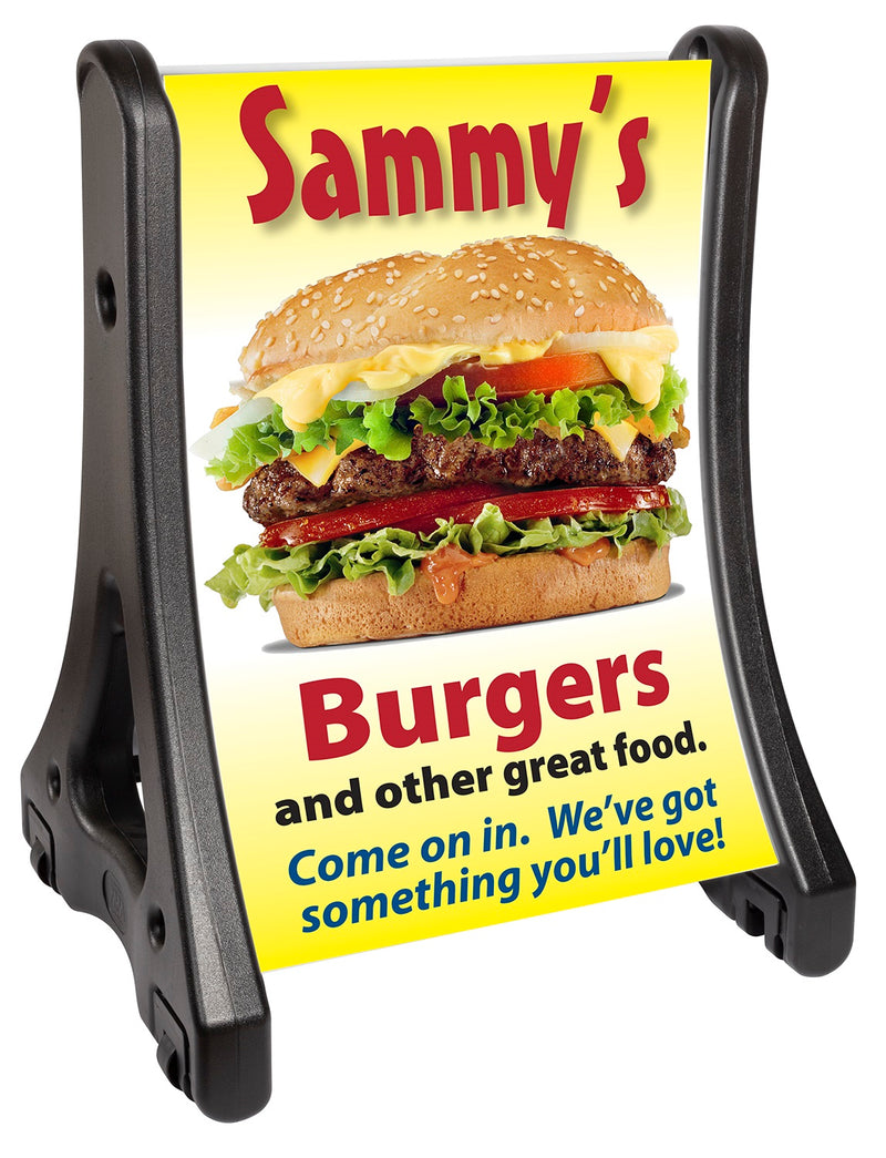 Sidewalk Sign Quick-Load A-Frame Curb Sign