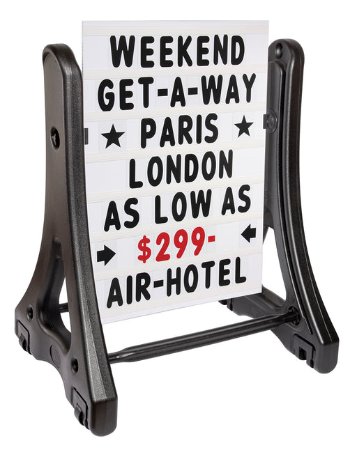 Sidewalk Sign-Swinger Standard Changeable White Message Board - screengemsinc