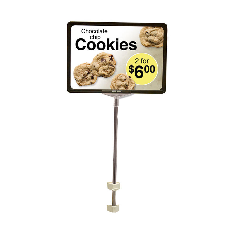 Sign Holder Frame Set for Wire Fixtures or Dump Bins- 7 x 11- 10pcs