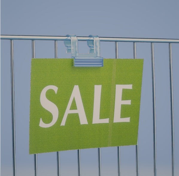 Sign Holder for Wire Fixtures- 100 pieces