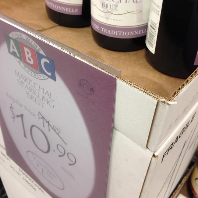 Sign Holders Case Stacker-11"W x 7" H  - 10 pieces