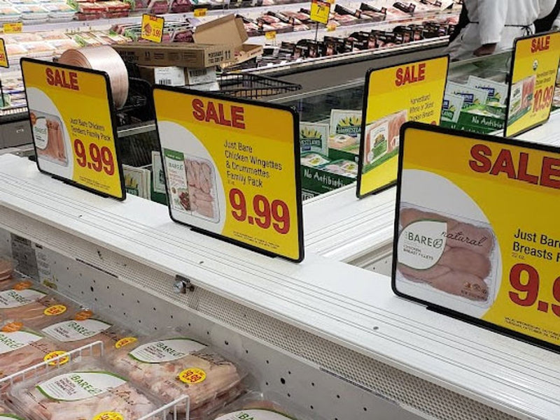 Sign Holder Metal Frame with Magnetic Base -14" x 11"-25 pieces