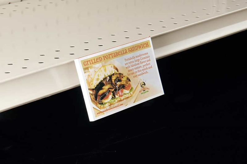 Gondola Price Channel Mount Sign Holders with Adhesive-50 pieces