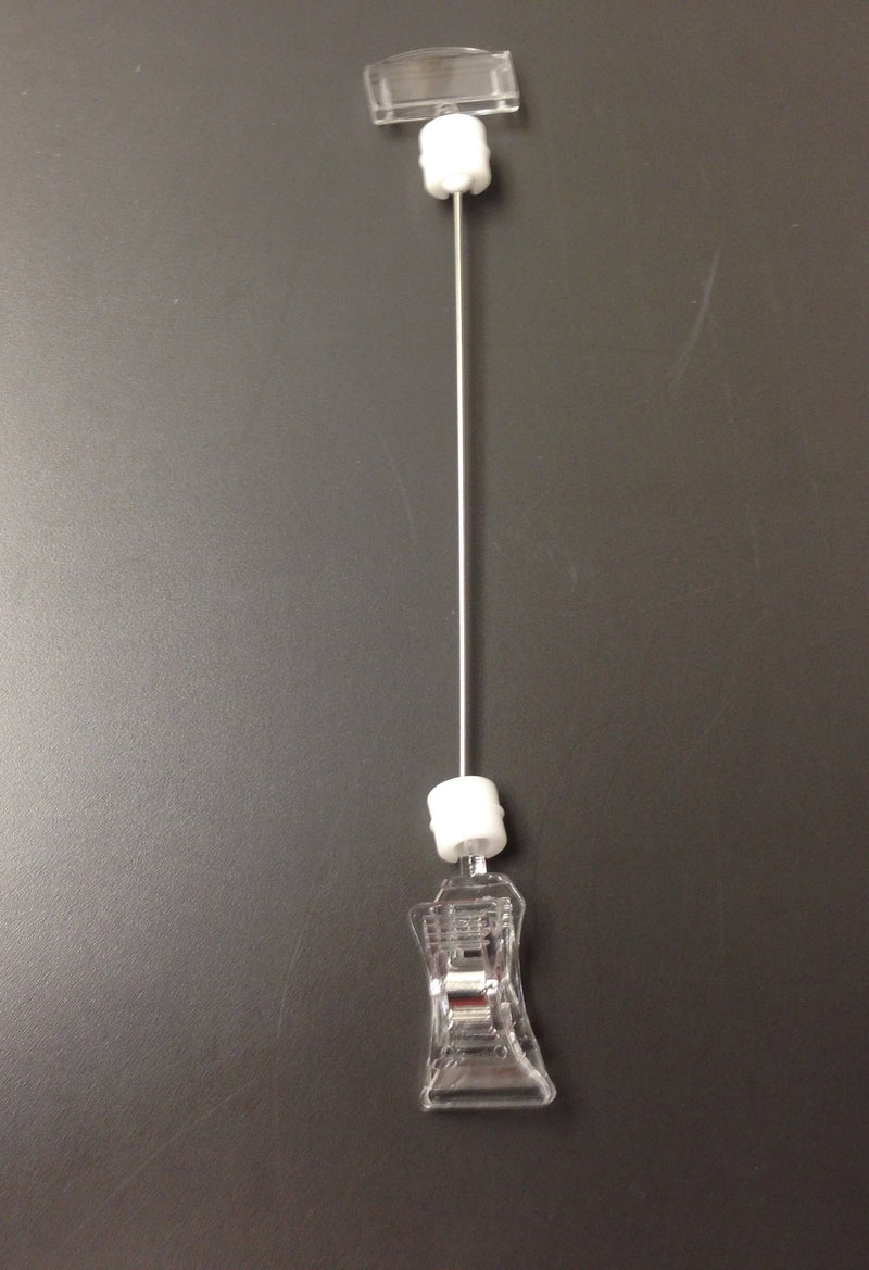 Clip-On Sign Holders- 7.5" H- 5 Pieces