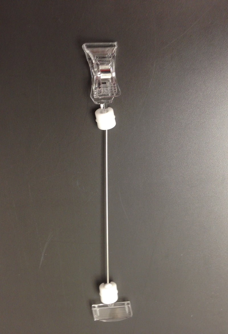 Sign Holders-Clip-On 7.5" H- 10 Pieces