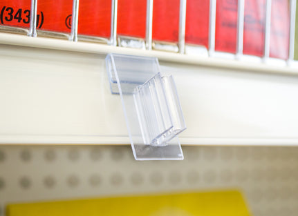 Sign Holders for Covered Face Price Rail Channel Molding-100 per pack