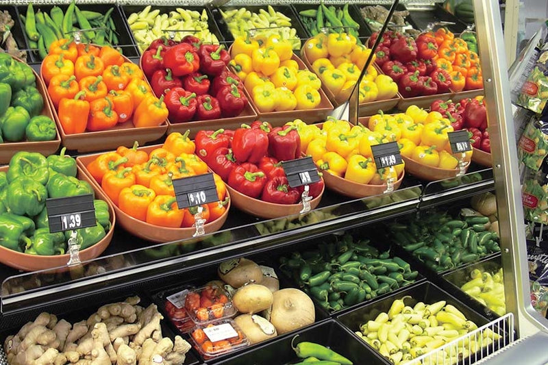 Sign Holders-1 Channel Track Sign Holders with Black Spring Clips 