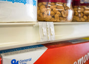 Sign Holders- Double Duty Shelf Price Channel Clips-50 pieces - screengemsinc