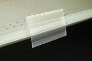 Sign Holders for Shelf Price Channels-Hinged