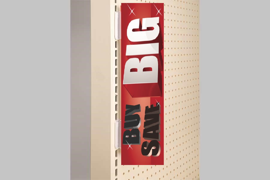 Sign Holders with Hinge for Gondola Upright Shelving-20 pieces ...