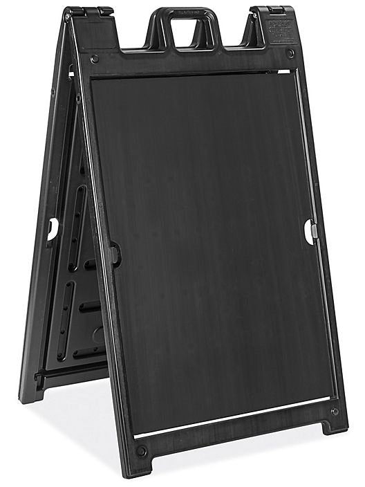 Signicade Deluxe Outdoor A-Frame Sign Holder-Black