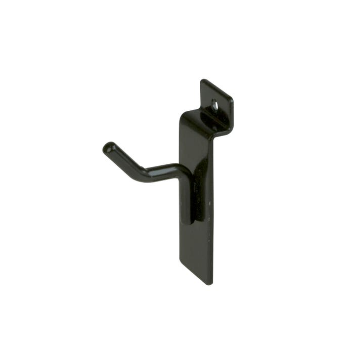 Slatwall 1" Black Hooks- Value Priced- 96 pieces