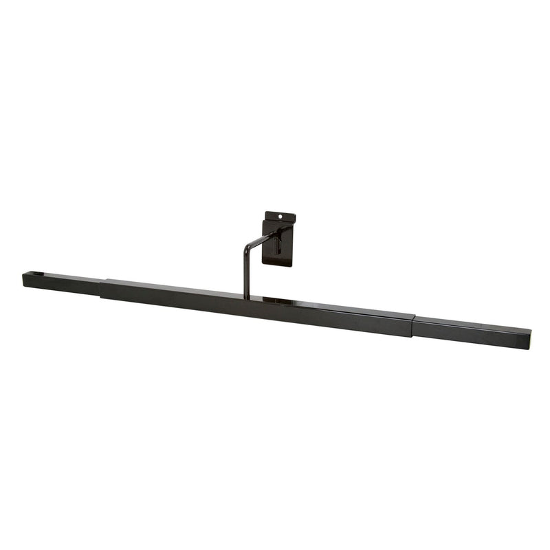 Slatwall Adjustable Scarecrow Metal Display Fixtures-Black