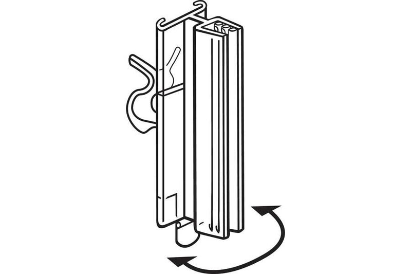 Slatwall Sign Holder- Super Grip- 8 per pack