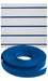 Slatwall Decorative Vinyl Inserts-Blue Plastic Strips-1 1/4”W x 130ft