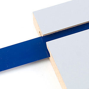 Slatwall Decorative Vinyl Inserts-Blue Plastic Strips-1 1/4”W x 130ft -5 Rolls