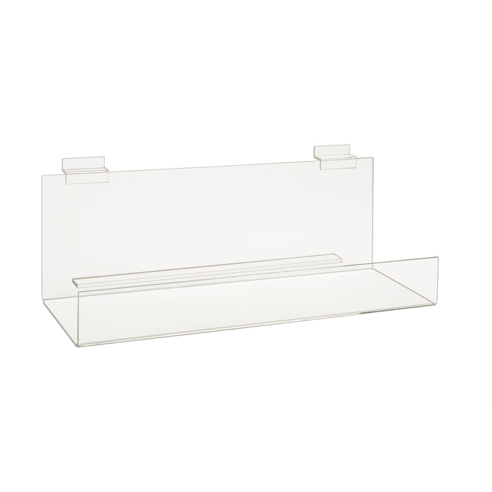 Slatwall Acrylic Shelves-2" Lip