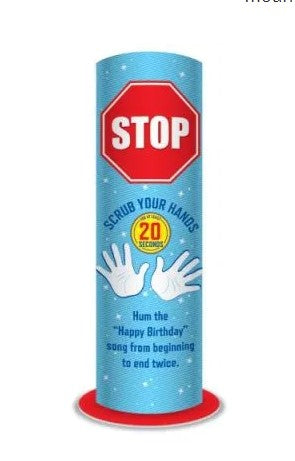 Social Distancing Wash Hands Round Standee- 5 pieces