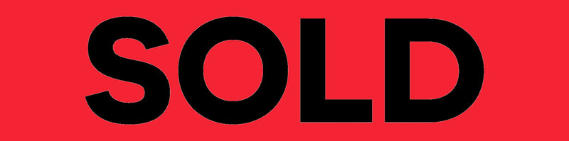 Sold Real Estate Sign Riders-Red & Black 24 "x 6"