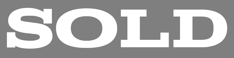 Sold Real Estate Sign Riders-Gray & White 24 "x 6"