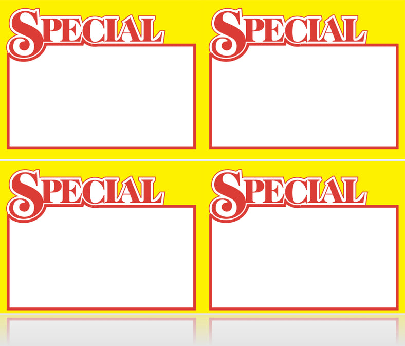 Laser Compatible Shelf Signs & Retail Price Cards | Screen Gems Inc ...