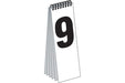 Spiral Numeral Pads for End Cap Signs- Cent Style 