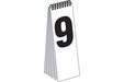 Spiral Numeral Pads for End Cap Signs- Cent Style 