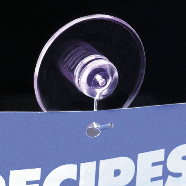 Suction Cups Sign Holders with Metal Hooks- 2.5 " diameter-100 pieces