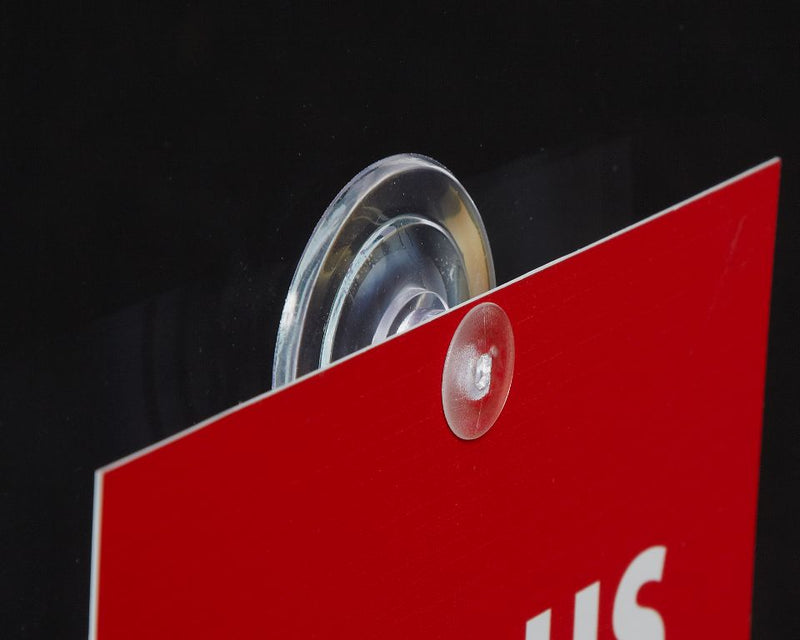 Suction Cup Plastic Thumbtack Sign Holder-50 pieces