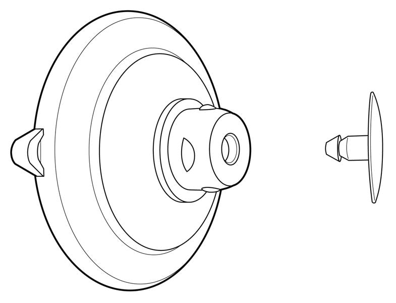 Suction Cup Plastic Thumbtack Sign Holder-100 pieces