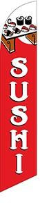 Sushi Feather Flag