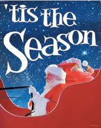 Tis The Season-Christmas-Standard Retail Store Poster- 22 x 28