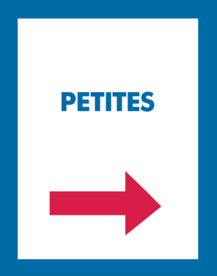 Thrift or Retail Floor Stand Stanchion Signs-Petites