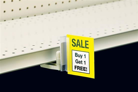 Aisle Invader Aisle Violators Blades Magnetic Sign Holders- 2 pieces
