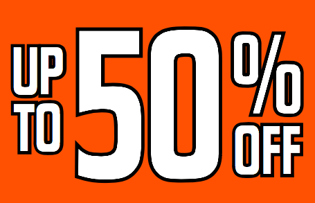 Up to 50% Off Window Sign-Posters-11" H x 17" W