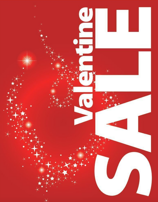 Valentine Sale Easel Sign