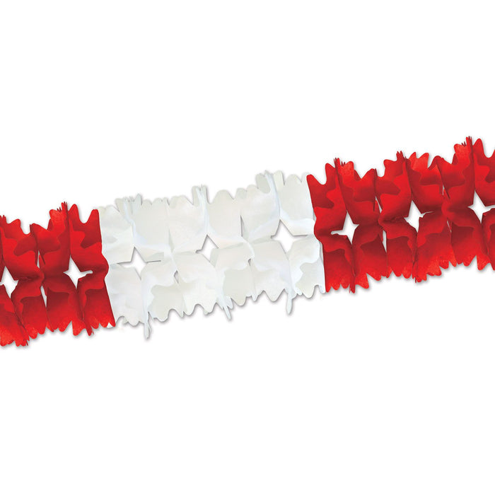 Valentine's Day Red & White Hanging Display Decorations-12 pieces